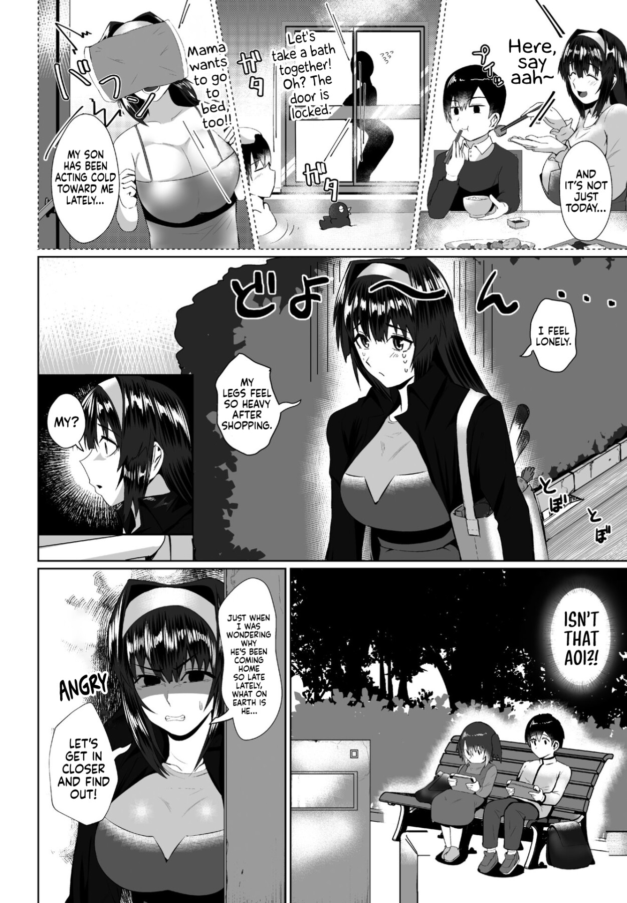 Hentai Manga Comic-Be Careful of Mom's Jealousy!-Read-2